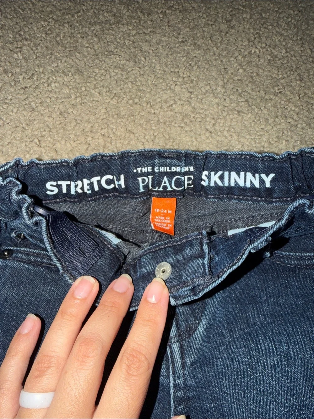 The Children's Place Dark Blue Denim Jeans